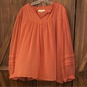 LOFT Women's Coral Blouse